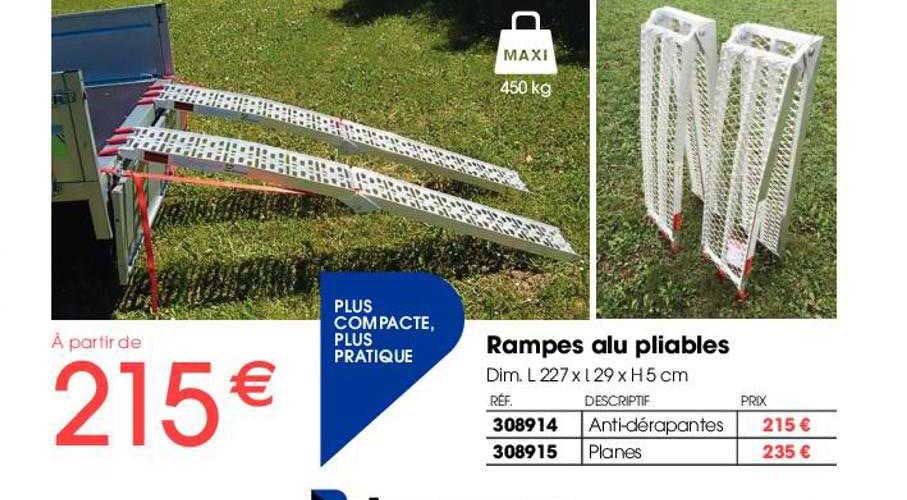 Rampes Alu Pliables