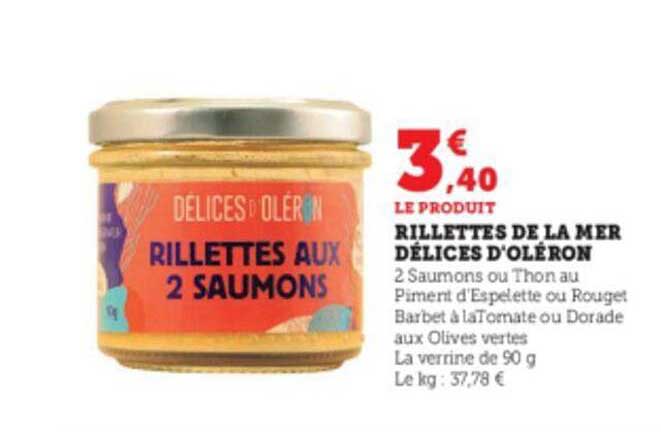 Rillettes De La Mer Délices D'oléron