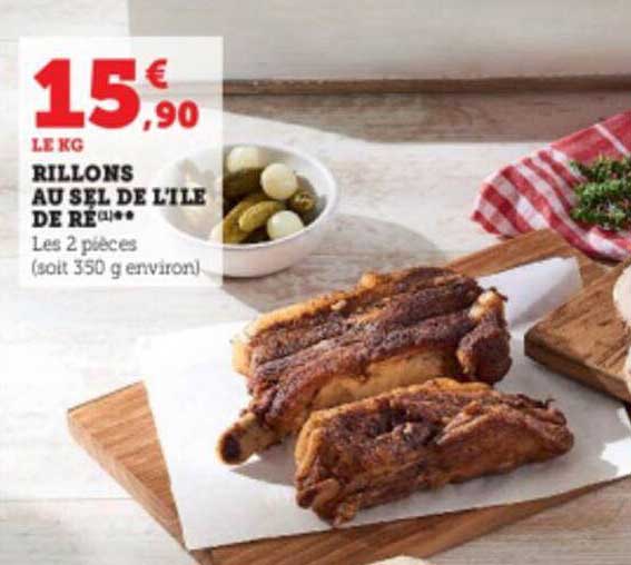rillons au sel de l'île de ré