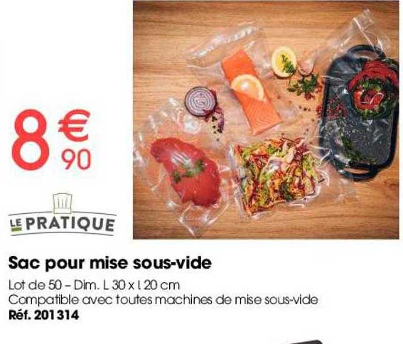 sac pour mise sous-vide le pratique