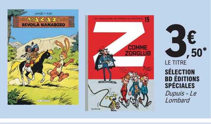sélection bd éditions spéciales