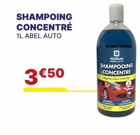 Shampoing Concentré 1l Abel Auto