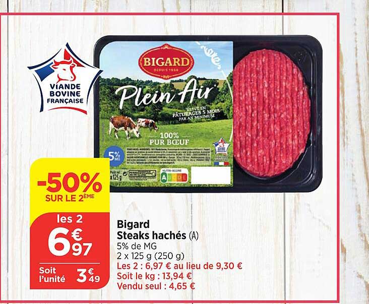 Steaks Hachés Bigard