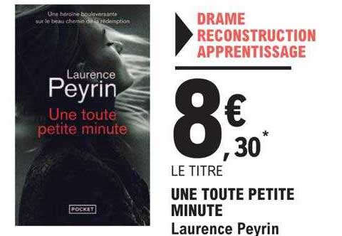 une toute petite minute - laurence peyrin