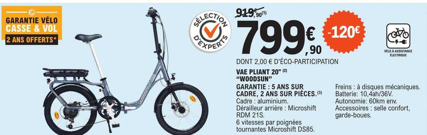 vae pliant 20" "woodsun"