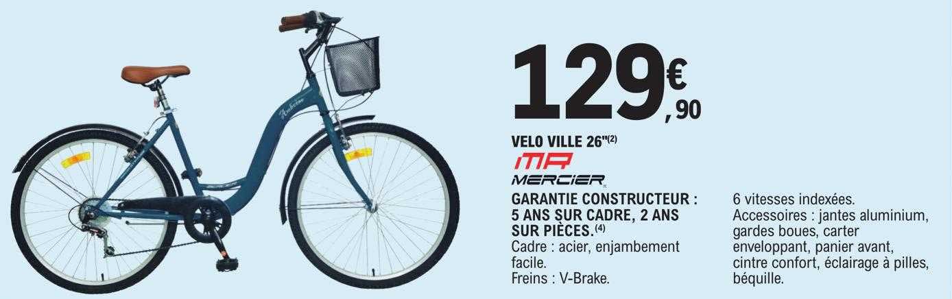 vélo ville 26" mr mercier