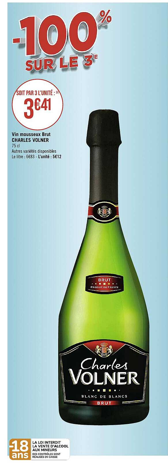 Vin Mousseux Brut Charles Volner