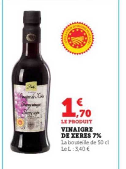 vinaigre de xères 7%