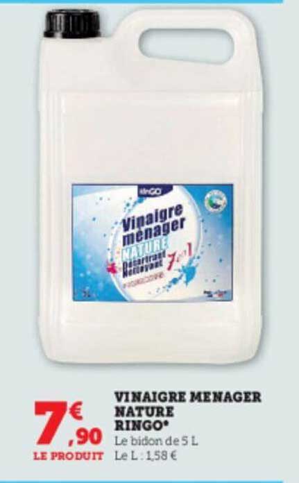 Vinaigre Ménager Nature Ringo
