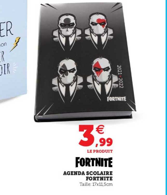 Agenda Scolaire Fortnite