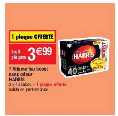 allume feu boost sans odeur harris