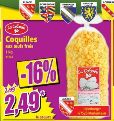 coquilles aux oeufs frais la colombe