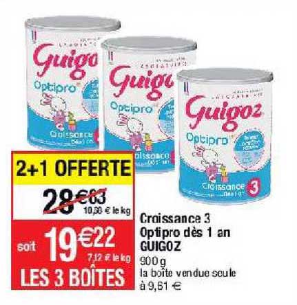 Croissance 3 Optipro Dès 1 An Guigoz
