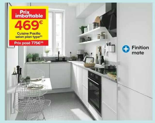 cuisine pailla selon plan type