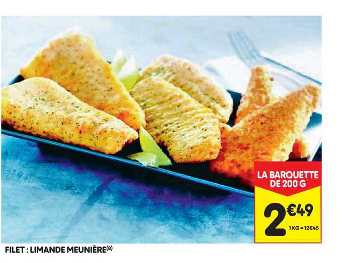 Filet : Limande Meunière