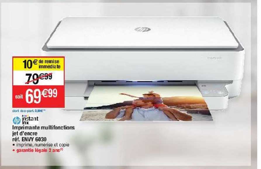 Imprimante Multifonctions Jet D'encre Envy 6030 Instant Ink