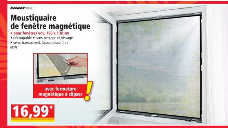 Moustiquaire De Fenêtre Magnétique