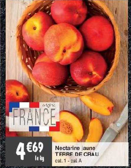 nectarine jaune terre de crau
