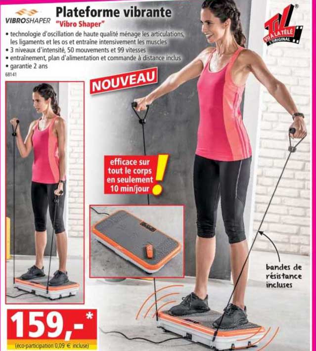 plateforme vibrante vibro shaper