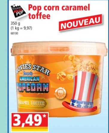 pop corn caramel toffee