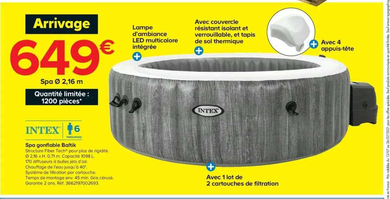 spa gonflable baltik intex