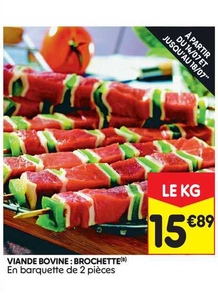 Viande Bovine : Brochette