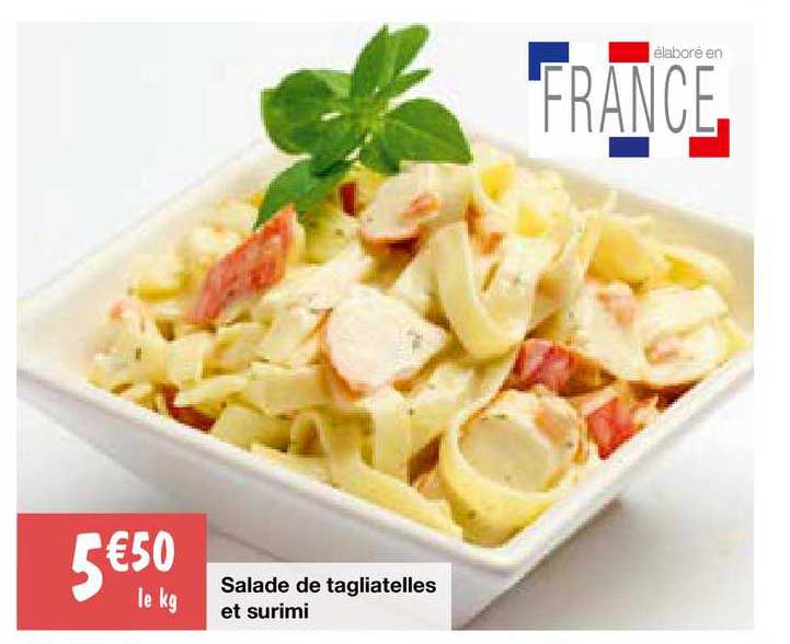 Salade De Tagliatelles Et Surimi
