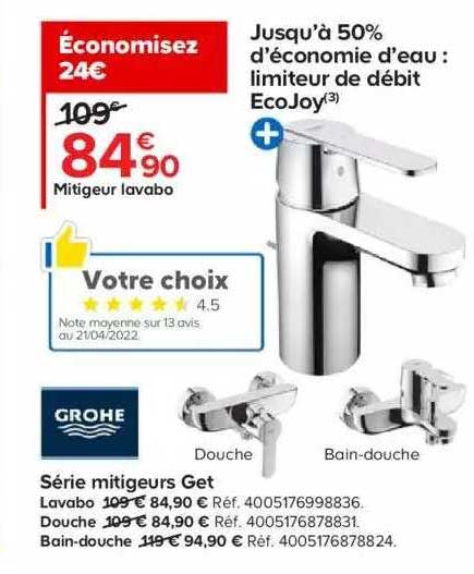 série mitigeurs get grohe