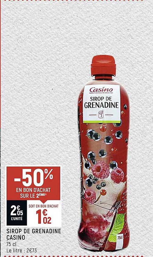 Sirop De Grenadine Casino