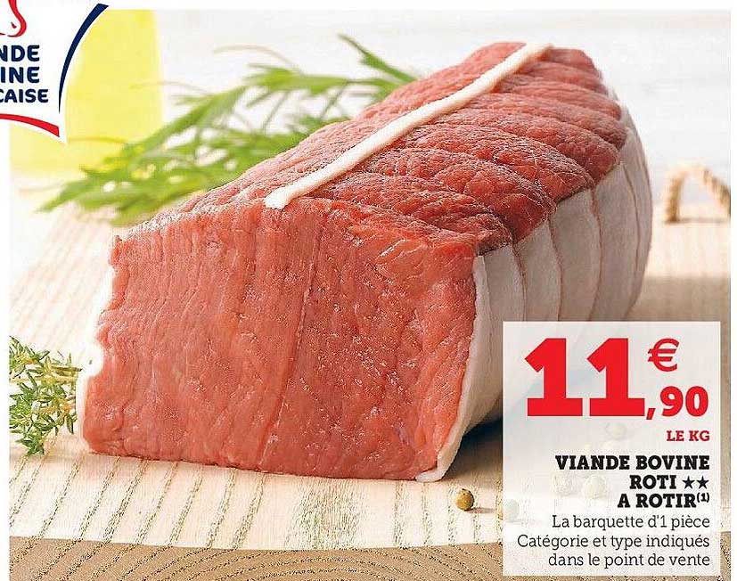 viande bovine rôti**à rôtir