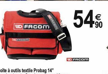 boîte à outils textile probag 14" facom