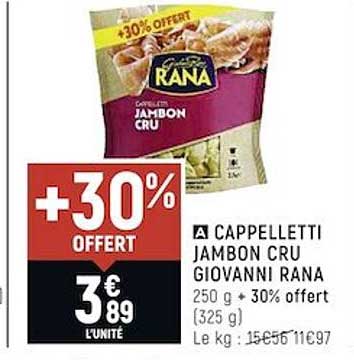 cappelletti jambon cru giovanni rana