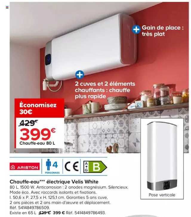 chauffe-eau 80l  ariston