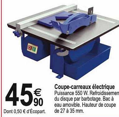 coupe-carreaux électrique