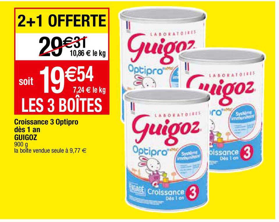 Croissance 3 Optipro Dès 1 An Guigoz