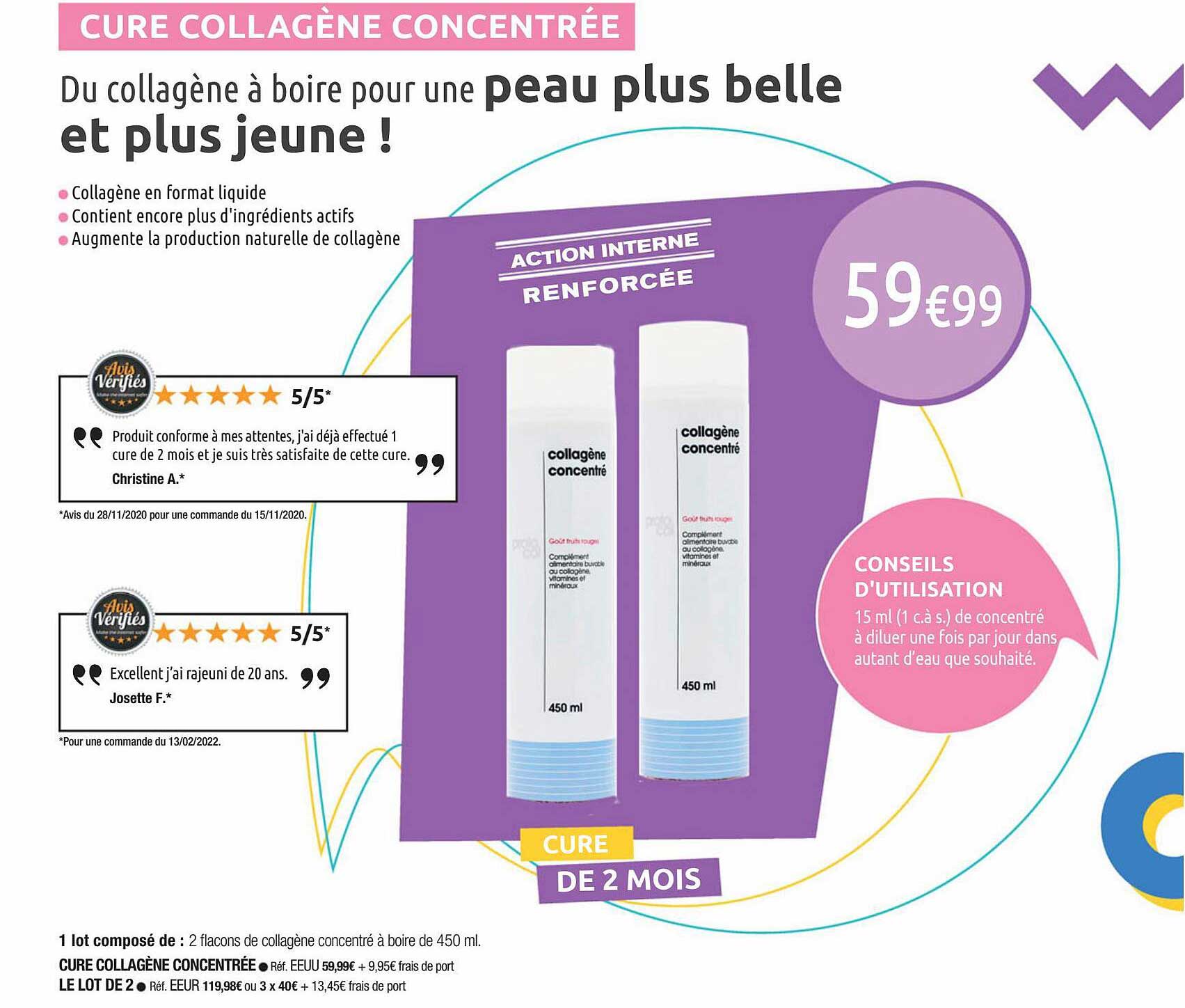 cure collagène concentrée