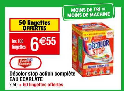 décolor stop action complète eau ecarlate