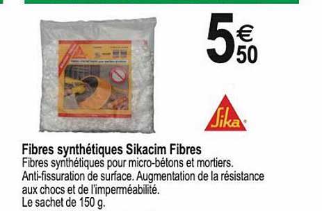 fibres synthétiques sikacim fibres sika