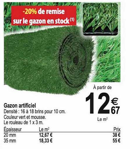gazon artificiel