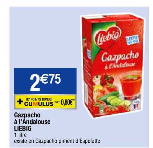 gazpacho à l'andalouse liebig
