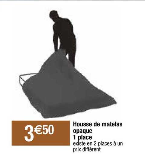 housse de matelas opaque 1 place
