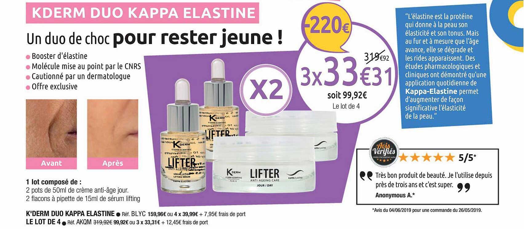 k'derm duo kappa élastine