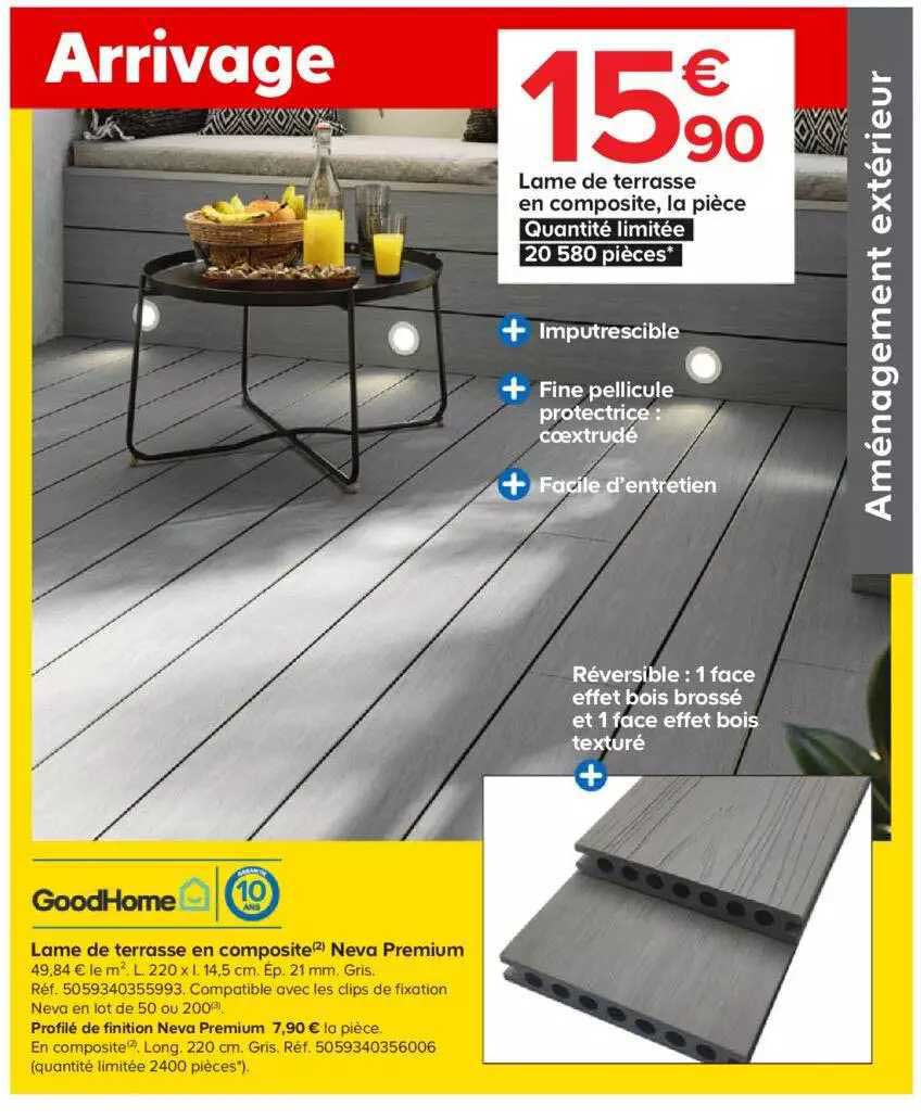 Lame De Terrasse En Composite Goodhome