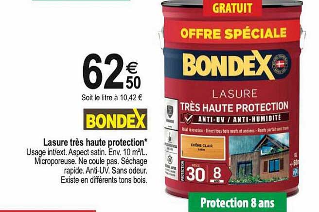 lasure très haute protection bondex