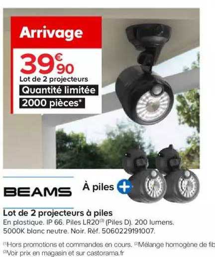 Lot De 2 Projecteurs Beams