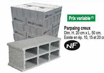 parpaing creux nf