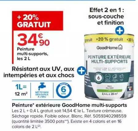 Peinture Multi-supports Goodhome