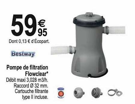 pompe de filtration flowclear bestway