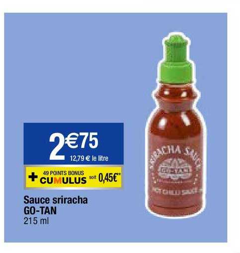 sauce sriracha go-tan