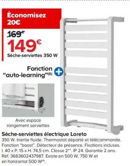 sèche-serviettes 350 w